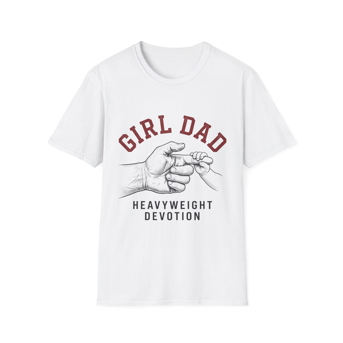 Holding Dad’s Finger Girl Dad T-Shirt