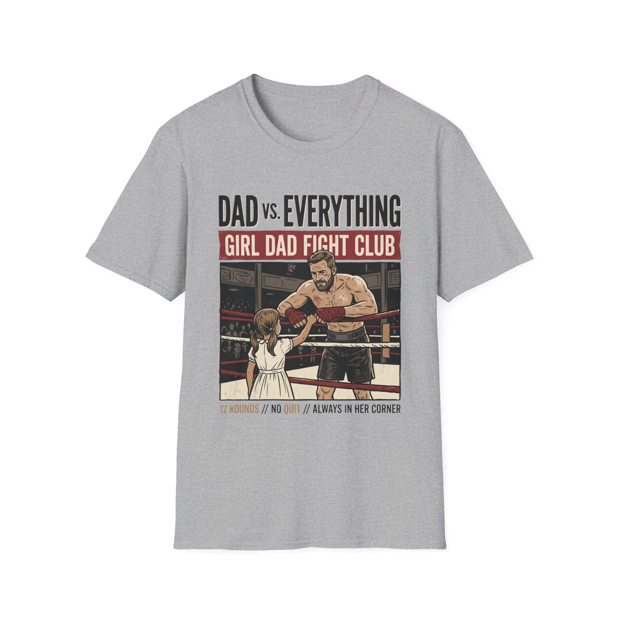 Girl Dad Fight Club T-Shirt