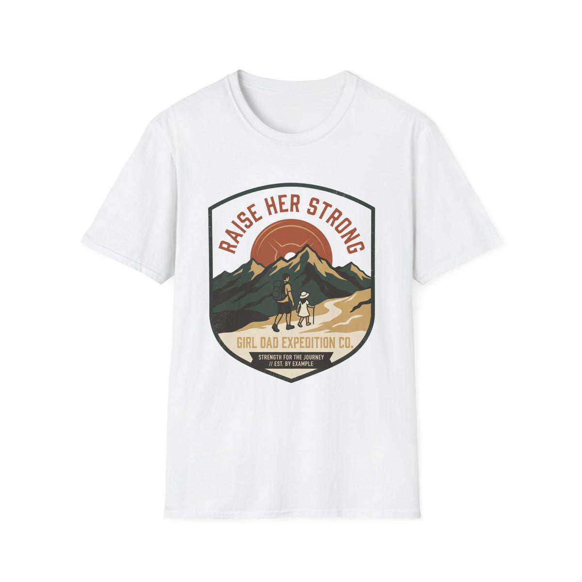 Girl Dad Outfitters Mountain Badge T-Shirt