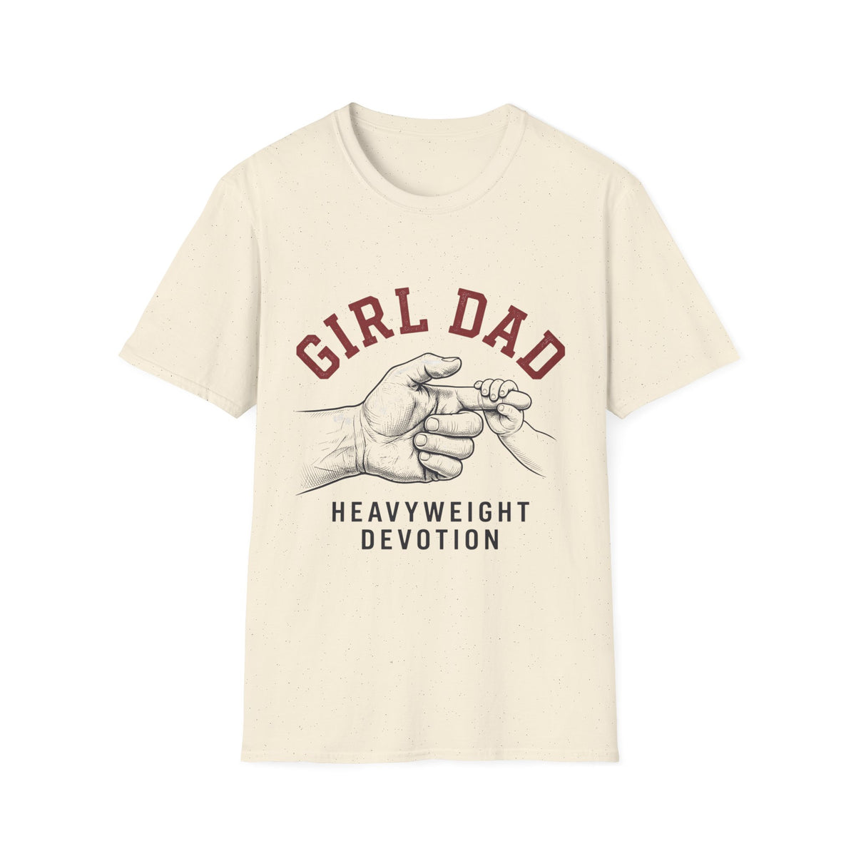 Holding Dad’s Finger Girl Dad T-Shirt