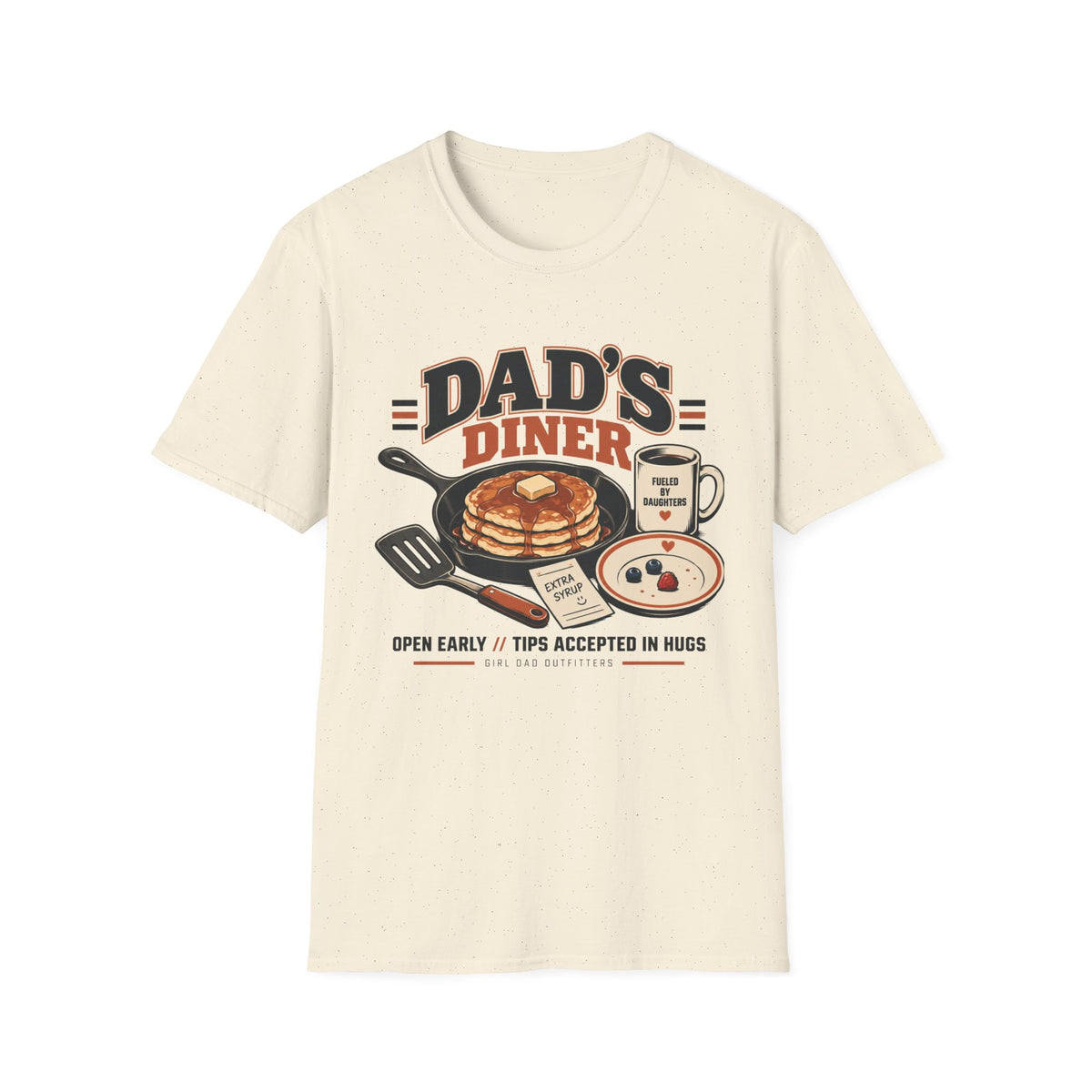 Dad’s Diner Funny Girl Dad T-Shirt