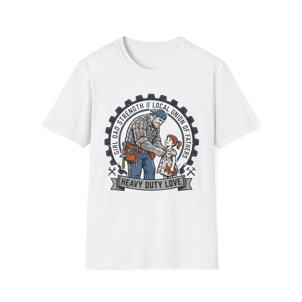 Girl Dad Mechanic Garage T-Shirt