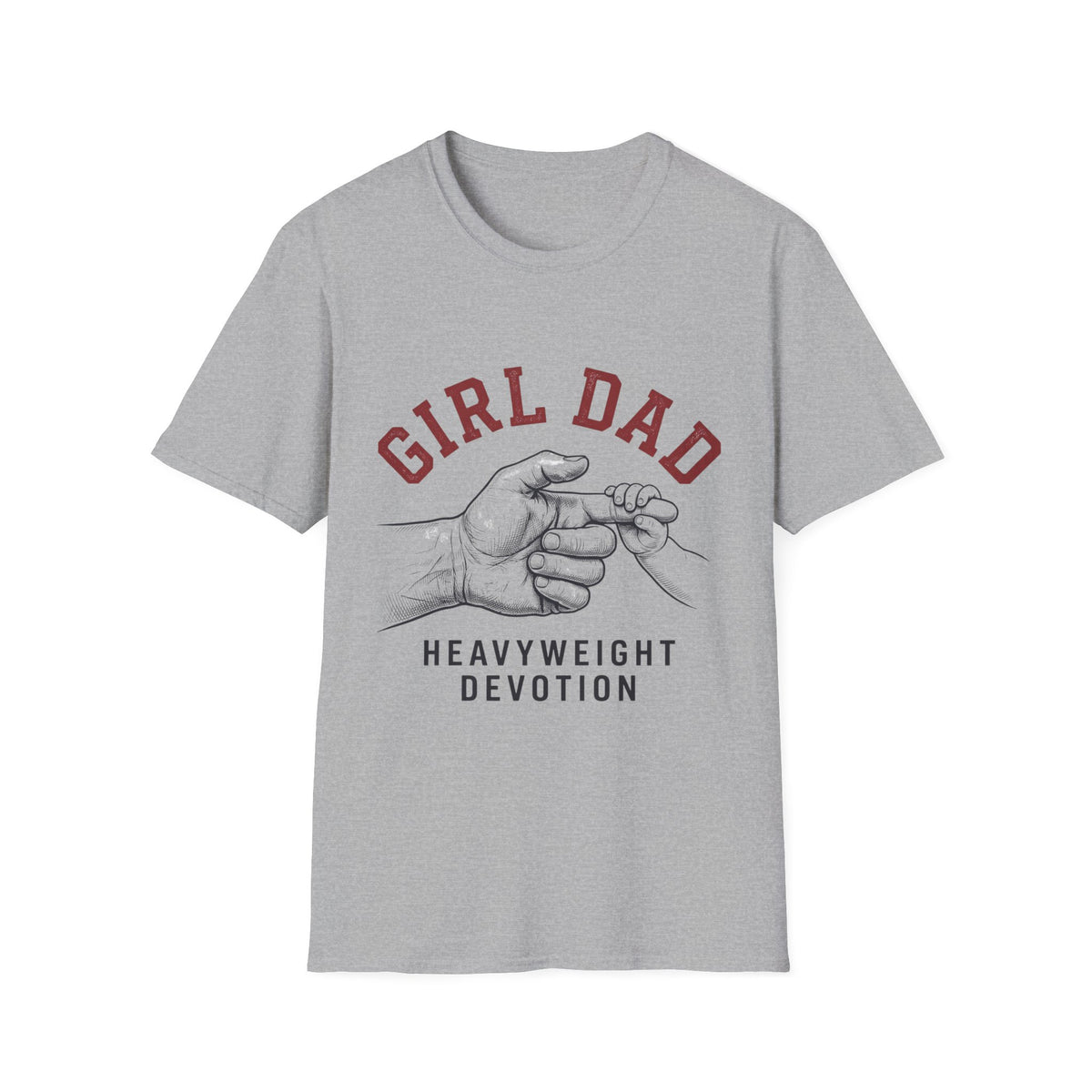 Holding Dad’s Finger Girl Dad T-Shirt