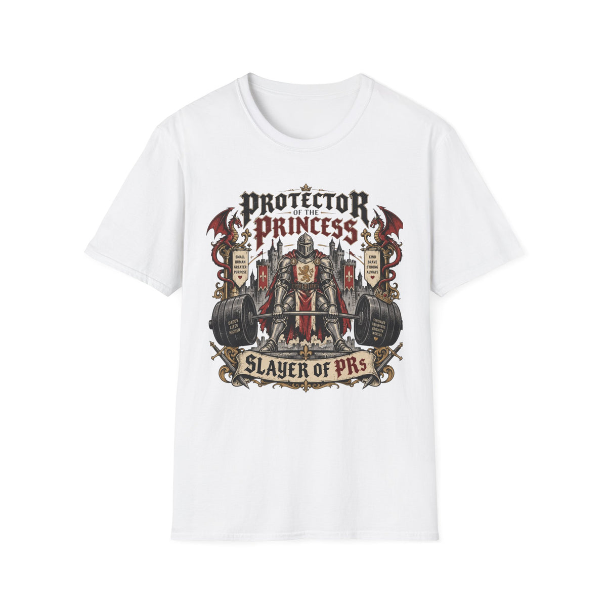 Protector Of The Princess Slayer Of PRs Girl Dad Gym T-Shirt