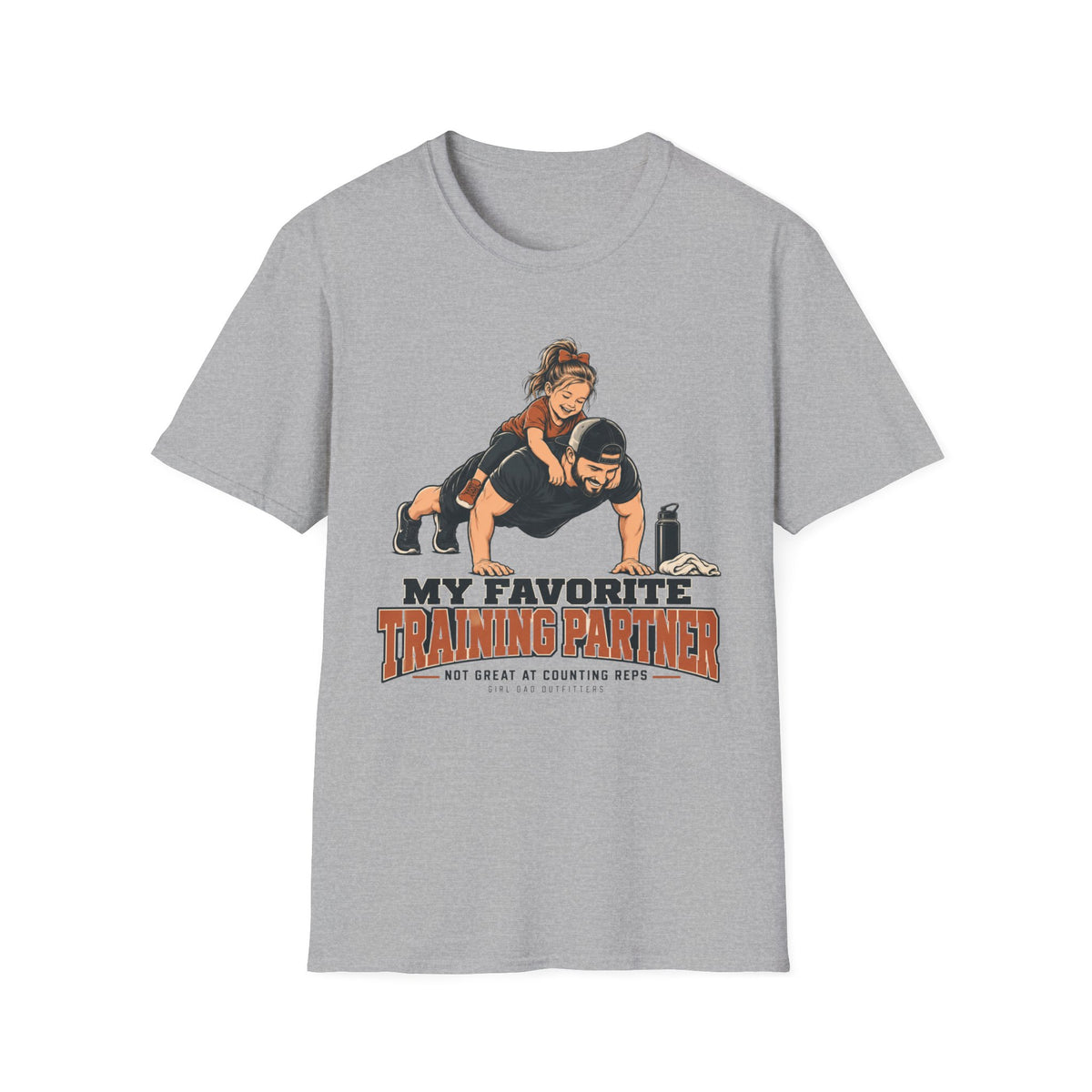 Pushups And Princesses Girl Dad T-Shirt