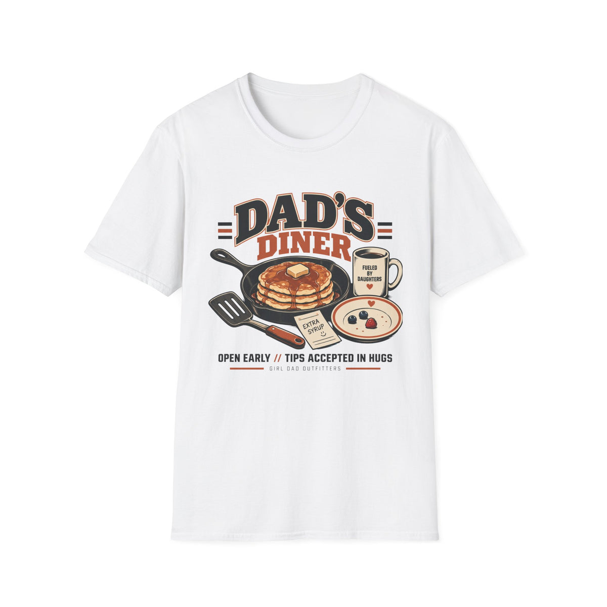 Dad’s Diner Funny Girl Dad T-Shirt