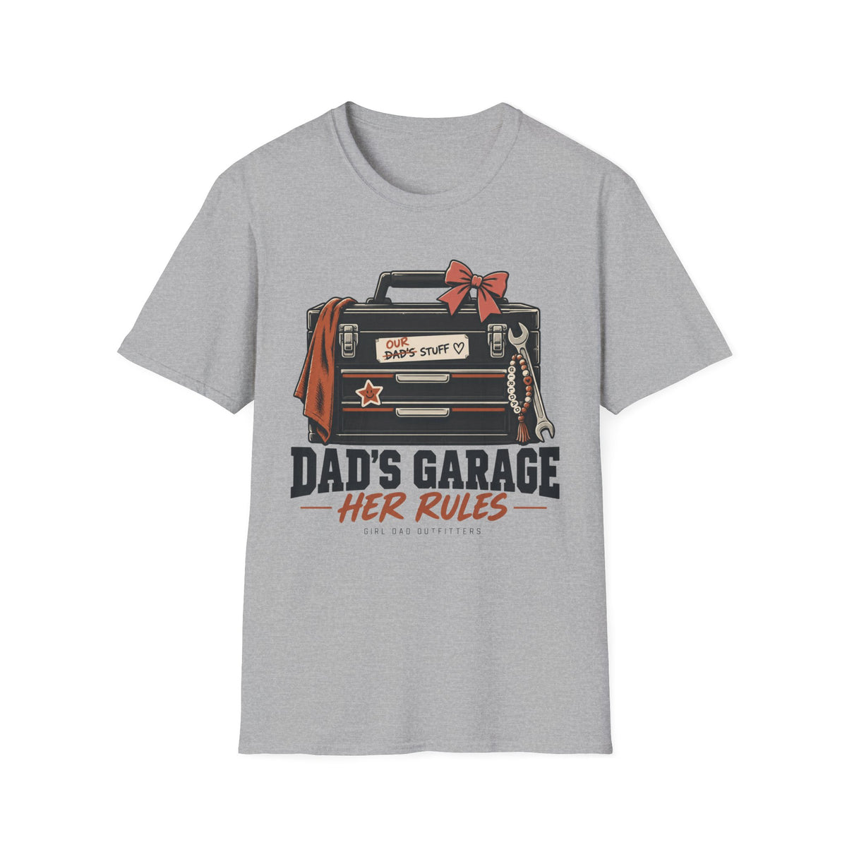 Dad’s Garage Girl Dad Mechanic T-Shirt