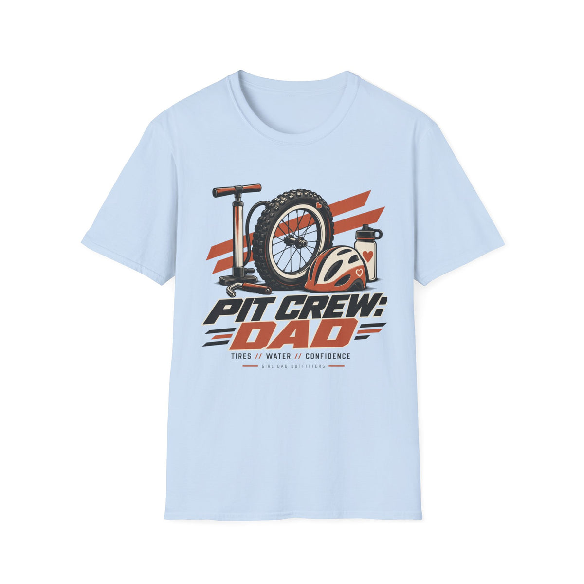 Girl Dad Pit Crew Racing T-Shirt