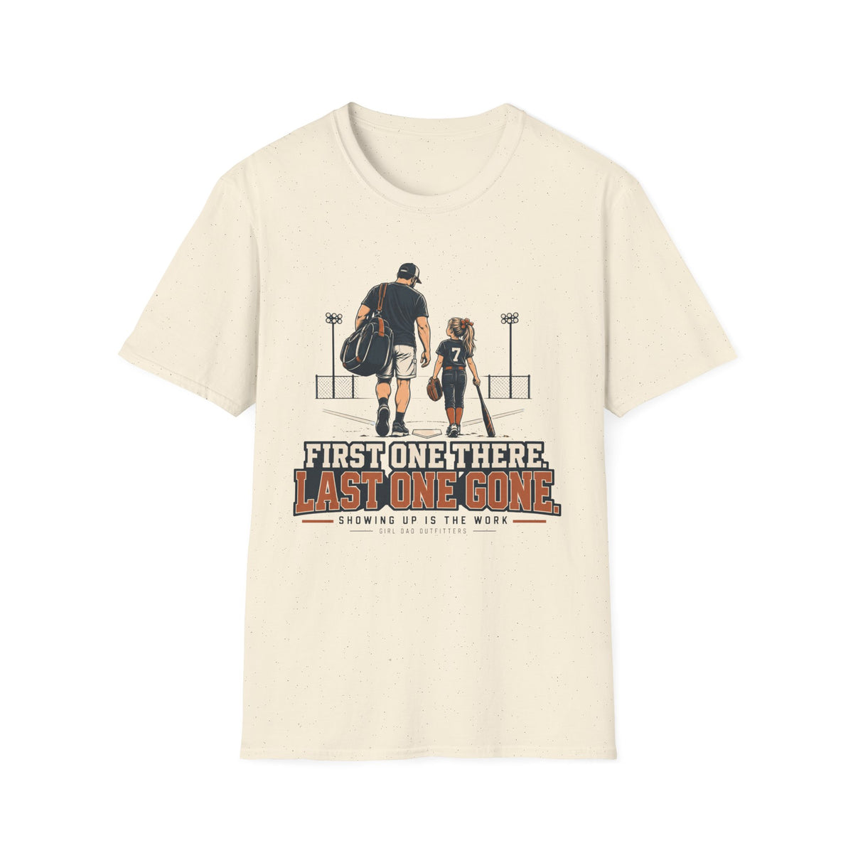 Girl Dad Baseball Coach T-Shirt