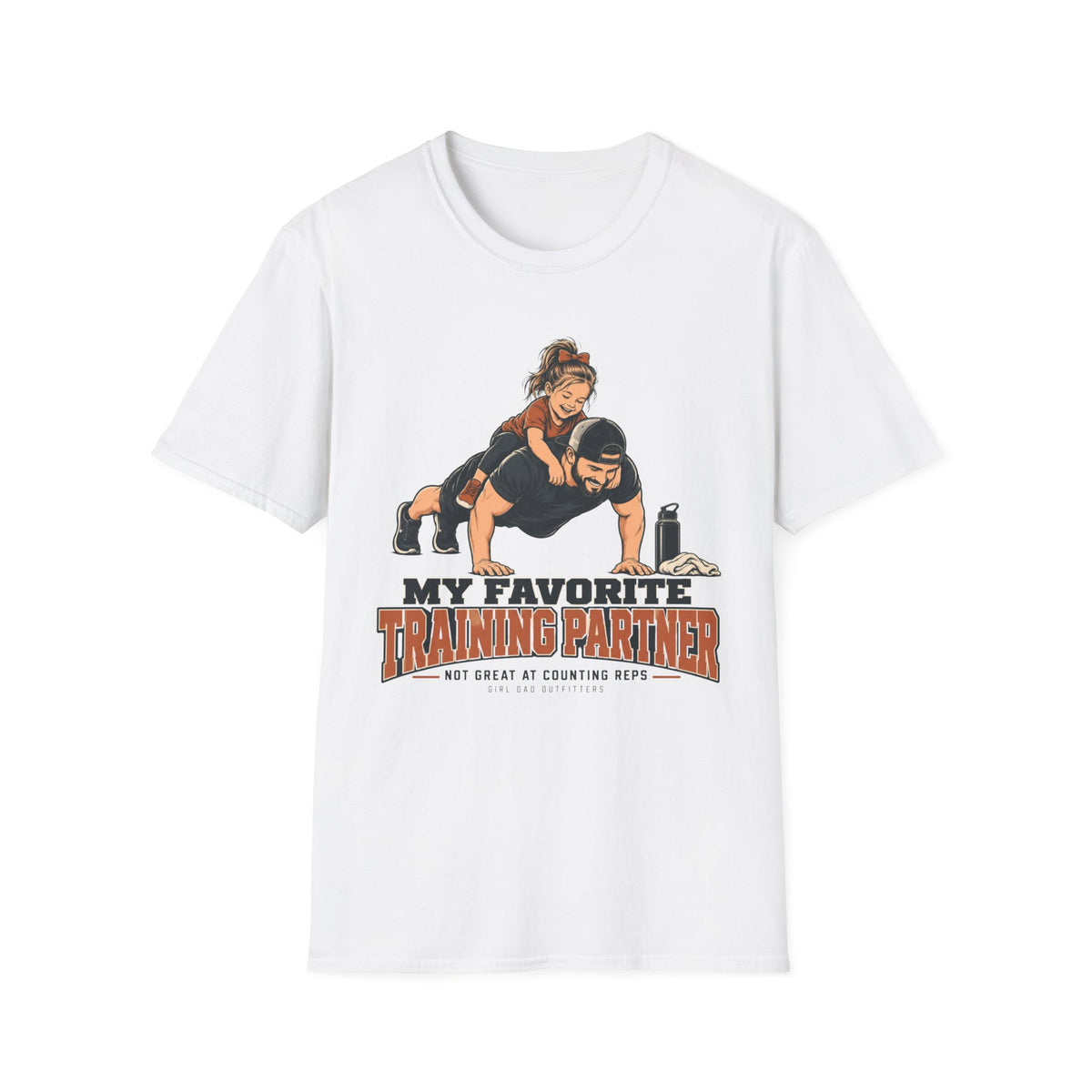 Pushups And Princesses Girl Dad T-Shirt