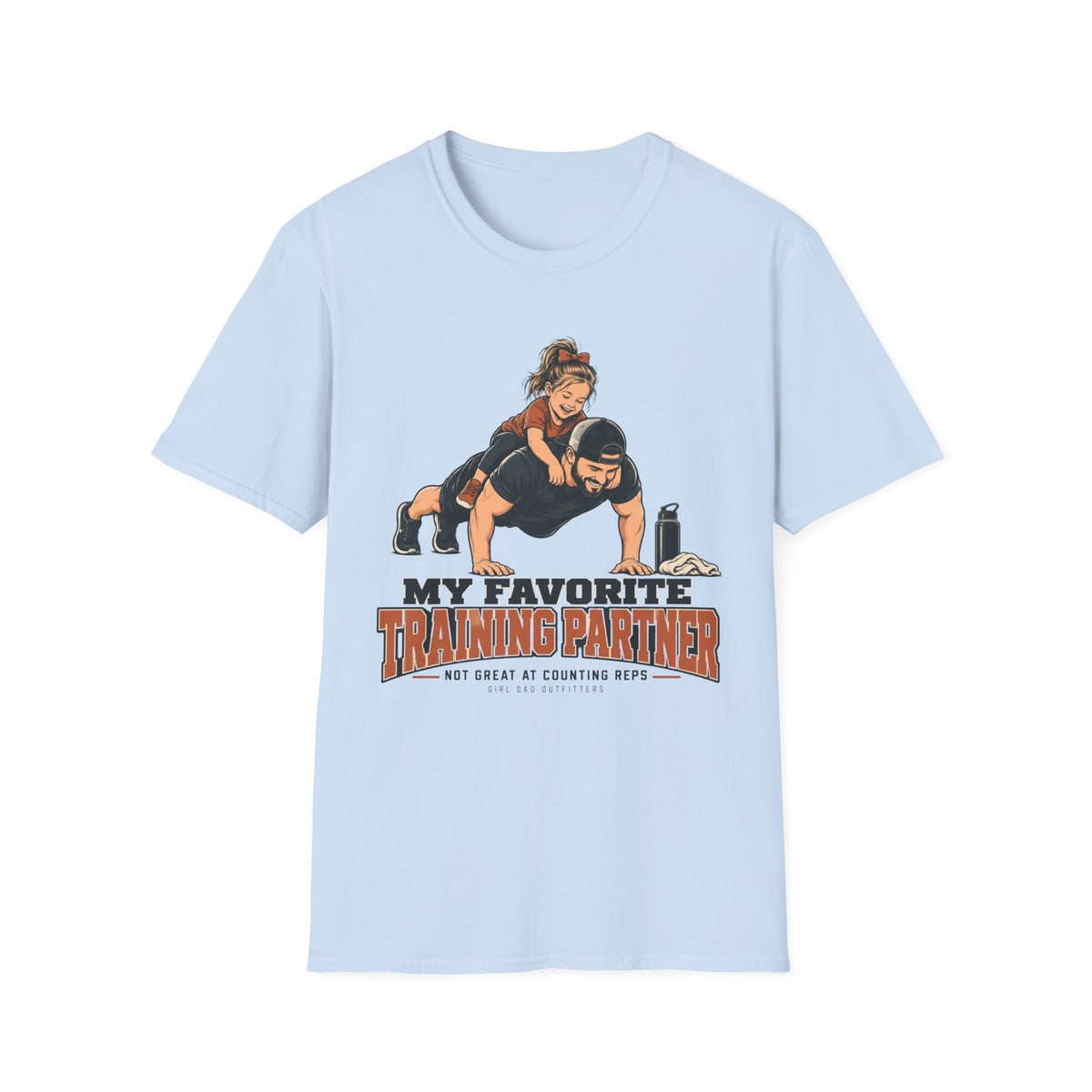 Pushups And Princesses Girl Dad T-Shirt