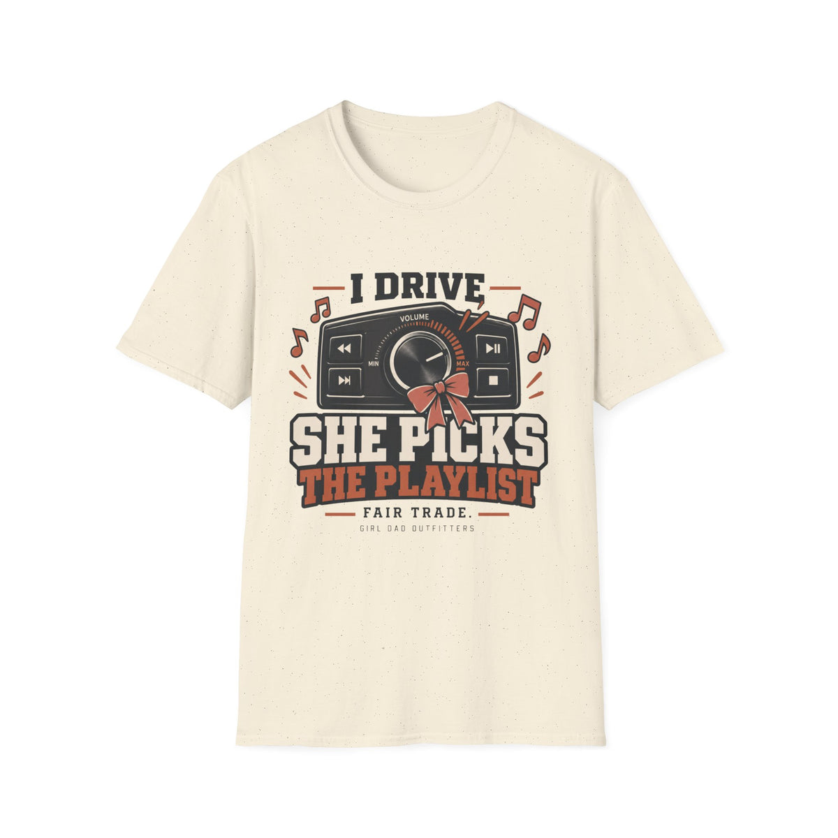 Girl Dad Playlist Music T-Shirt