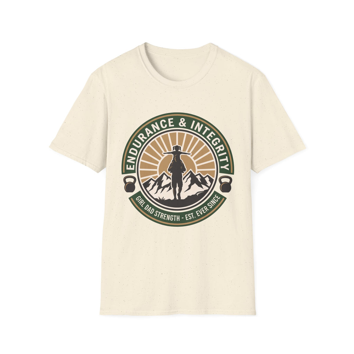 Endurance And Integrity Girl Dad Badge T-Shirt