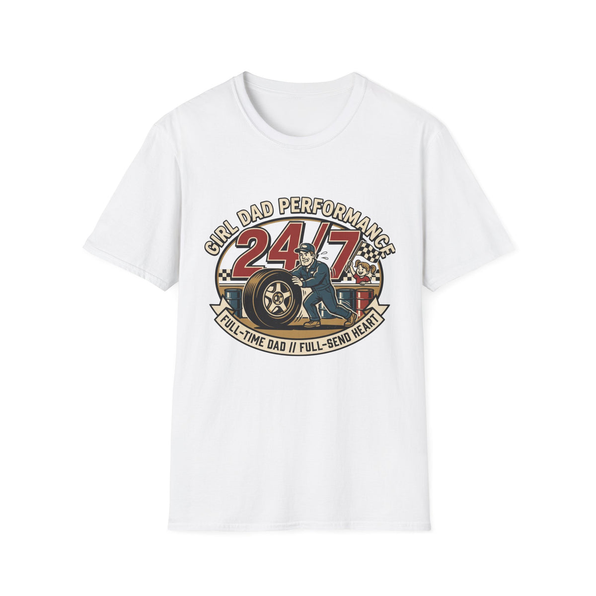 Girl Dad Racing Team T-Shirt