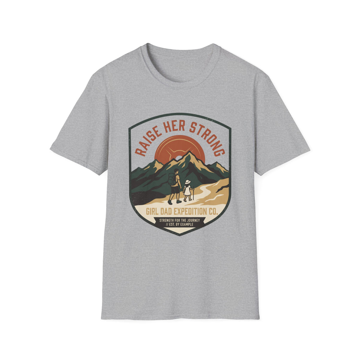 Girl Dad Outfitters Mountain Badge T-Shirt