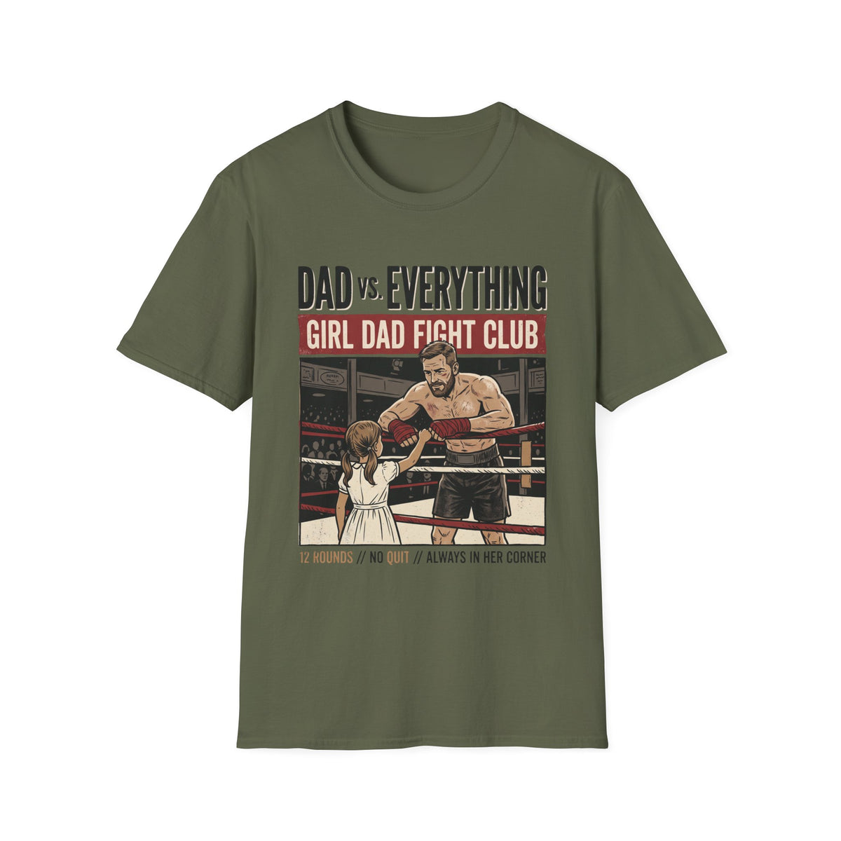 Girl Dad Fight Club T-Shirt