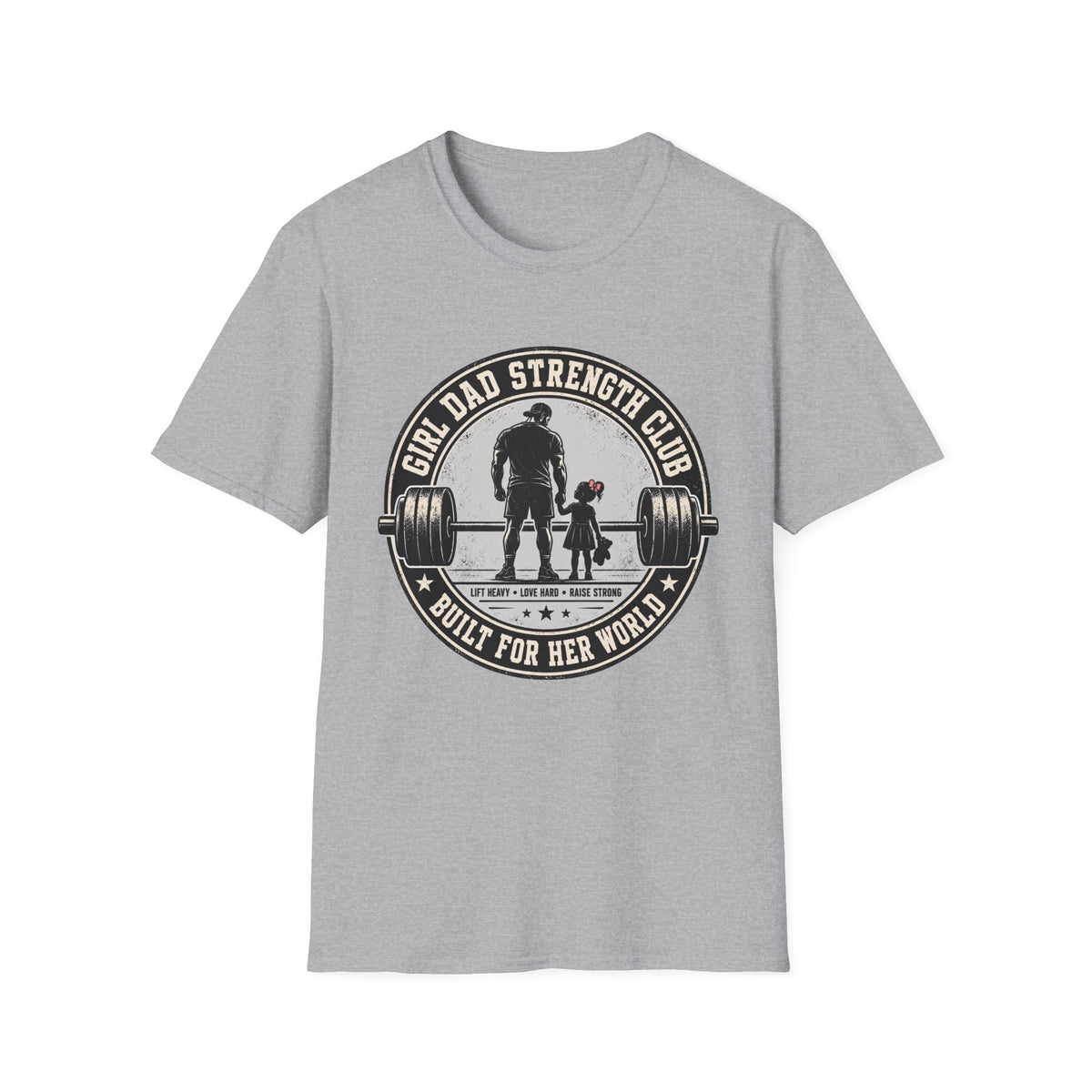 Girl Dad Strength Club Gym T-Shirt