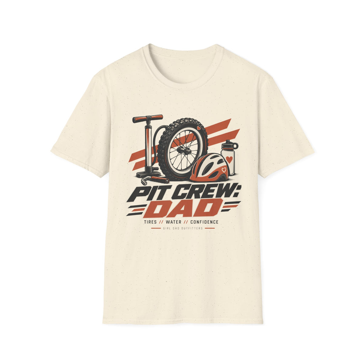 Girl Dad Pit Crew Racing T-Shirt