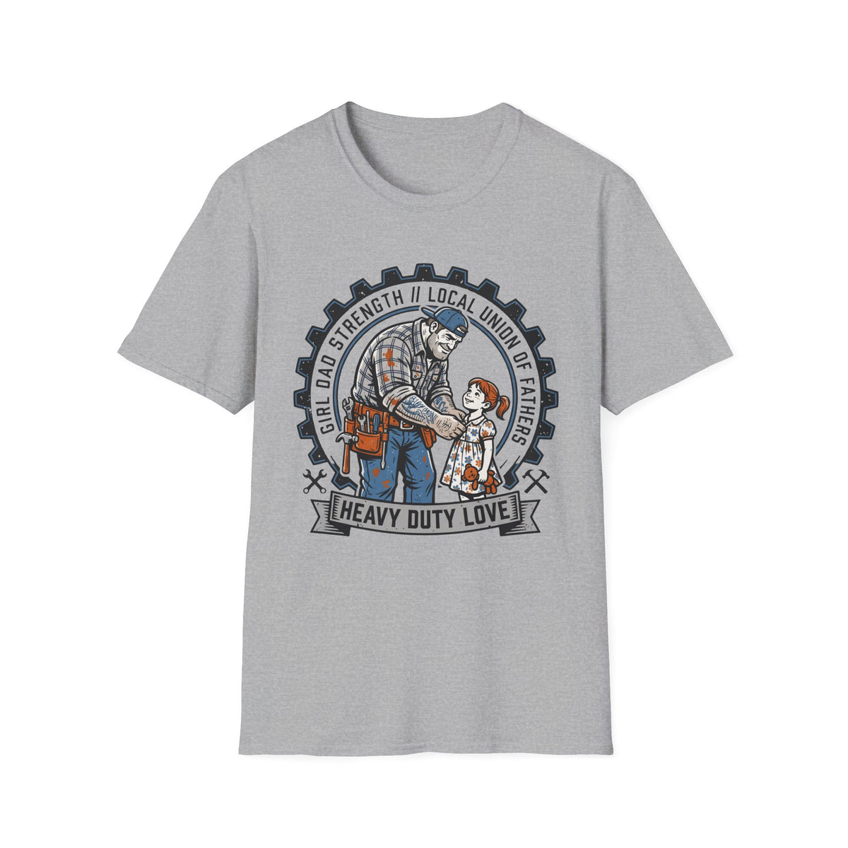 Girl Dad Mechanic Garage T-Shirt