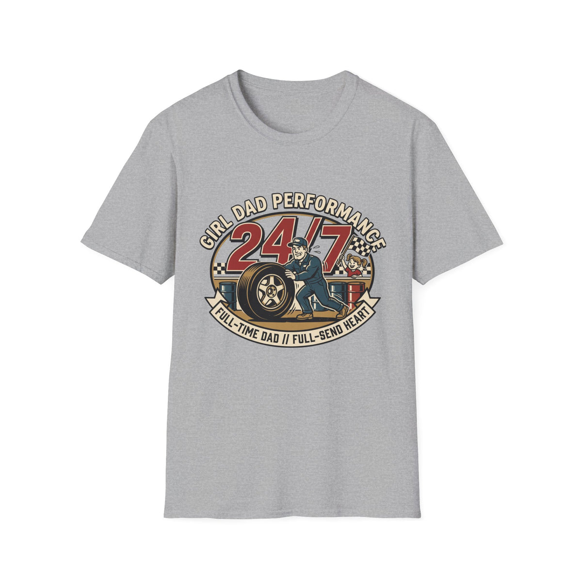 Girl Dad Racing Team T-Shirt