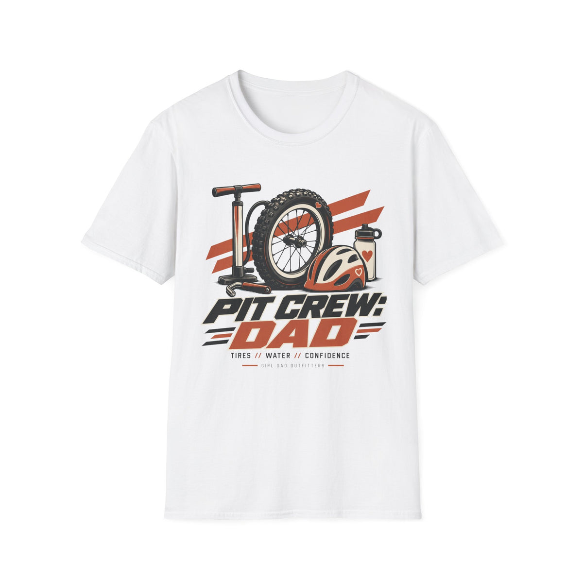 Girl Dad Pit Crew Racing T-Shirt